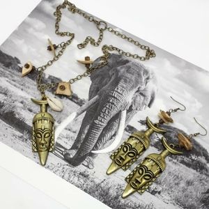 🌏🦓🐆🐘🐅 Tribal Mask Set